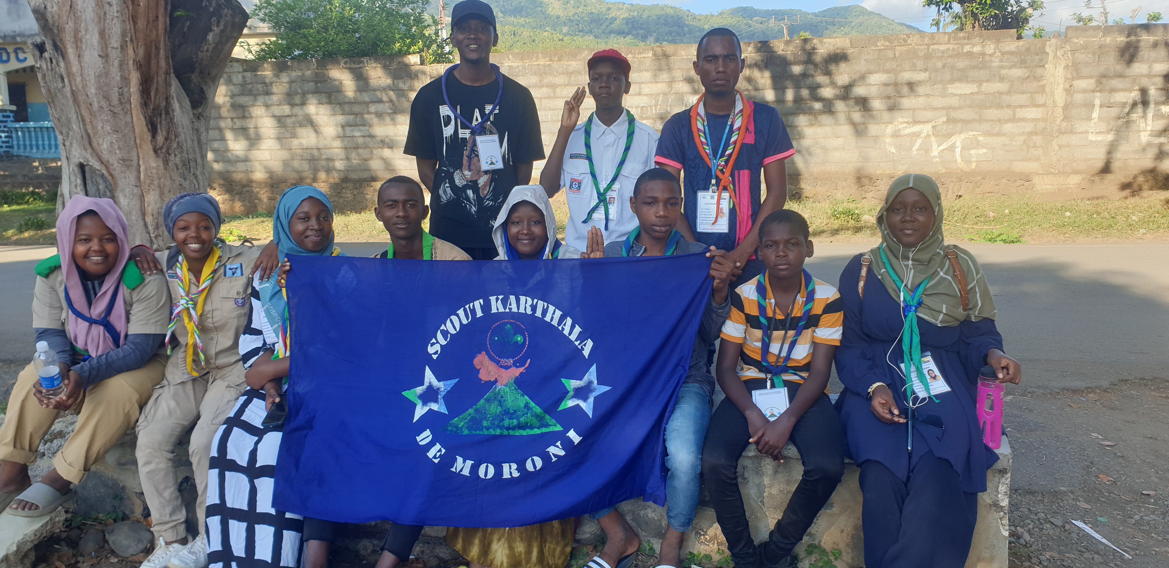 image Les jeunes scouts Karthala ont pu faire le tour de Mohéli à pieds